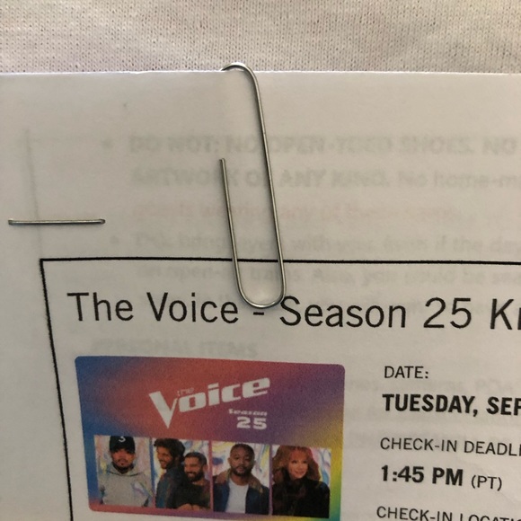 Are you one of the The Voice fans? Brand new XL audience shirt - Picture 10 of 10